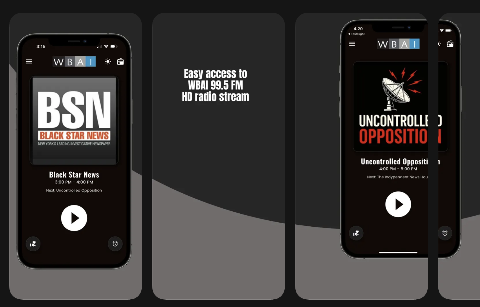WBAI Radio app