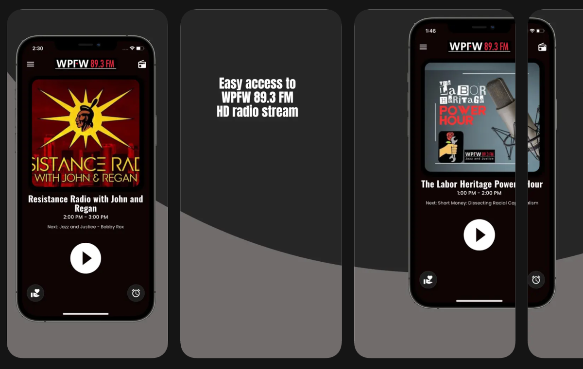 WPFW Radio app