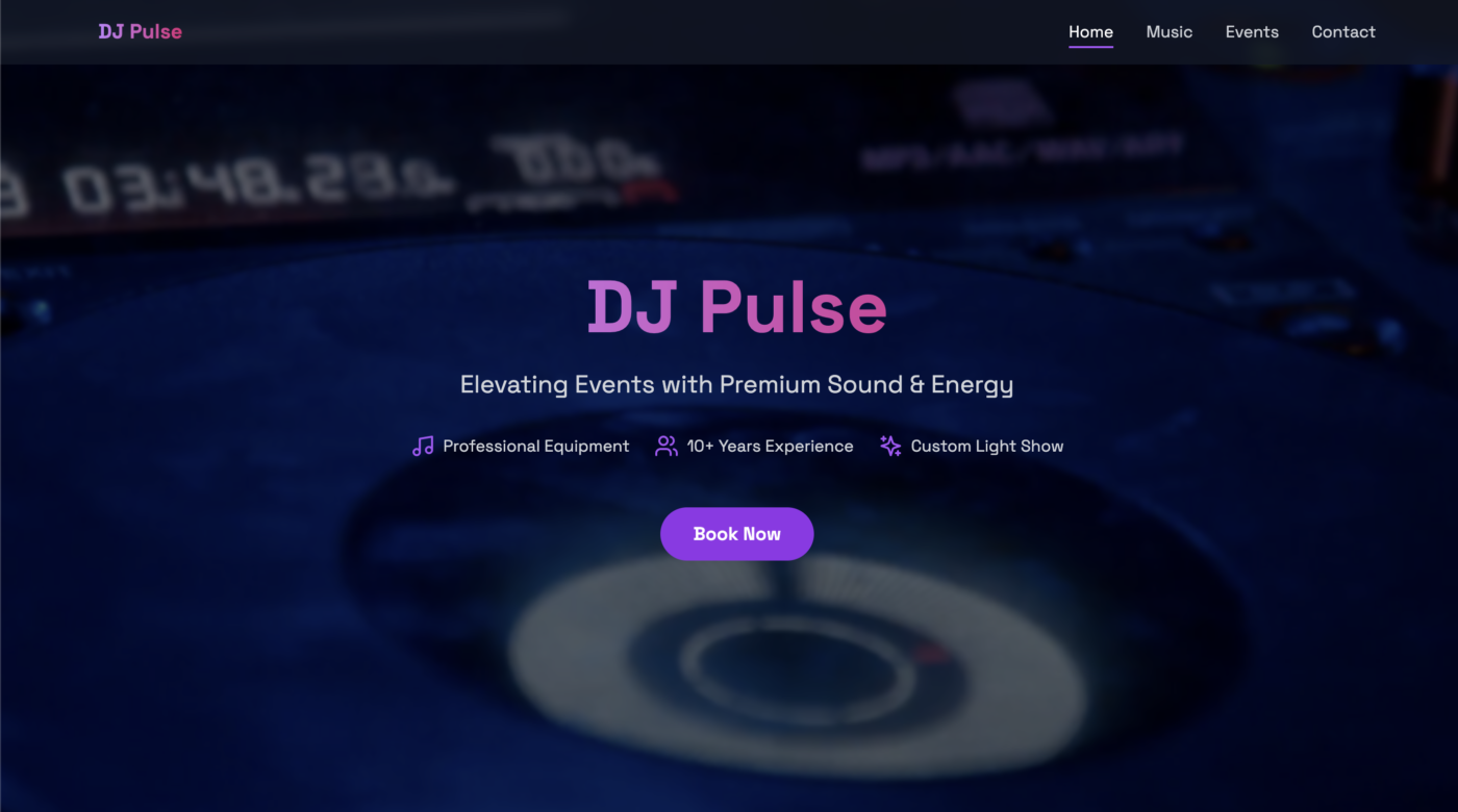 Mobile DJ CMS