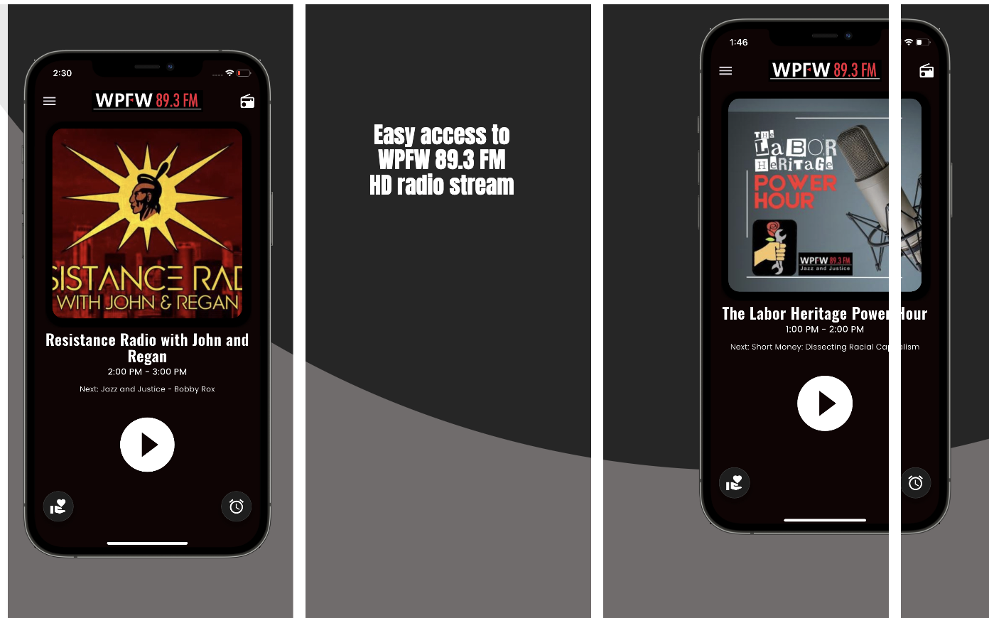 WPFW Radio app
